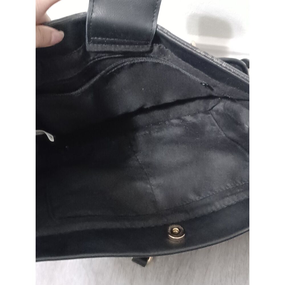 JONES NEW YORK Black Satchel - Picture 4 of 4